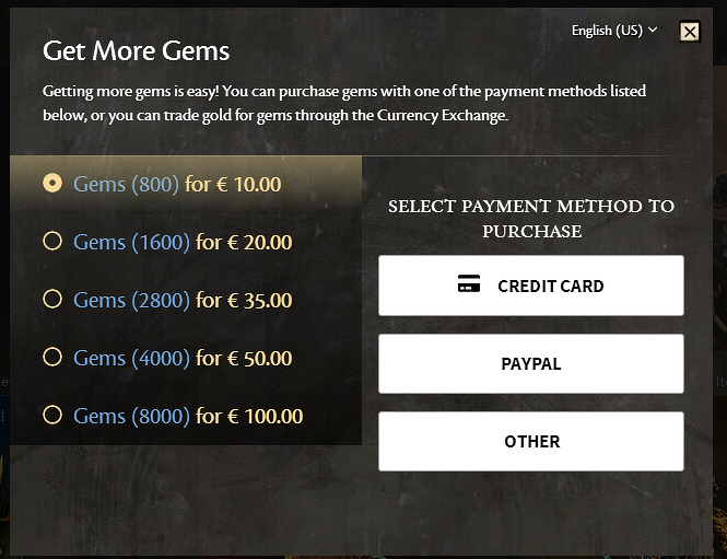 New payment UI